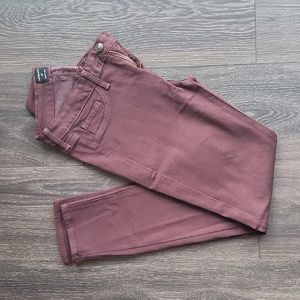 Brand new maroon denim jeans JustBlack size 27